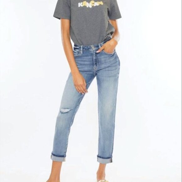 NEW Kancan High Rise Mom Jeans KC7865M – Size 31/15 - Picture 1 of 11